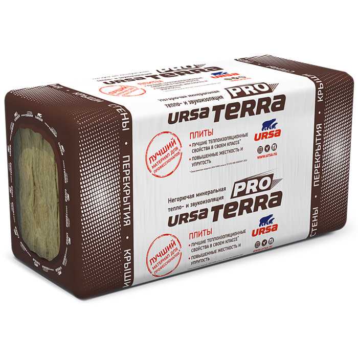 Утеплитель Ursa Terra плавающий пол 20х600х1250